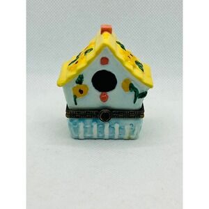 Vintage Birdhouse Trinket Box Vanity Box Décor‎